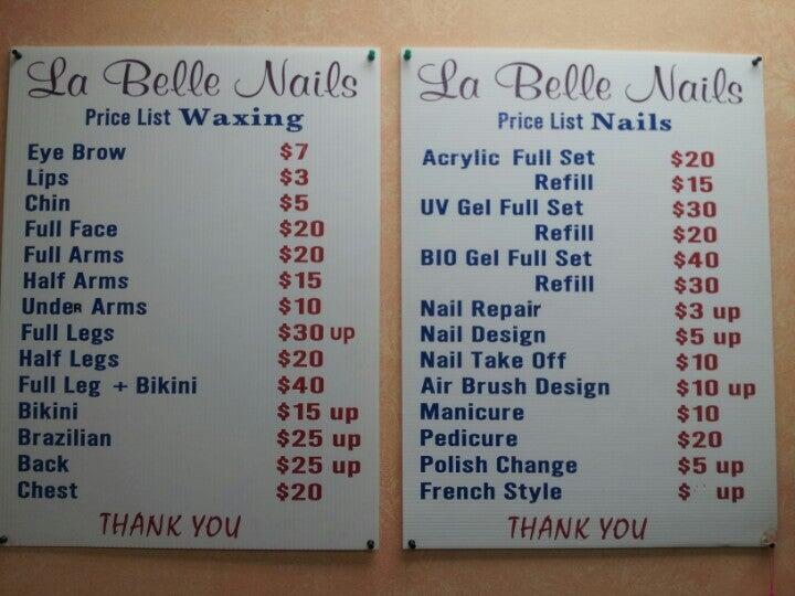 La belle deals nails