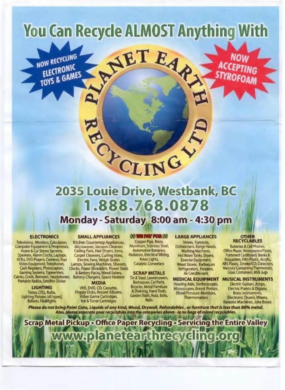 Planet Earth Recycling West Kelowna Nextdoor planet-earth-recycling-west-kelowna-nextdoor