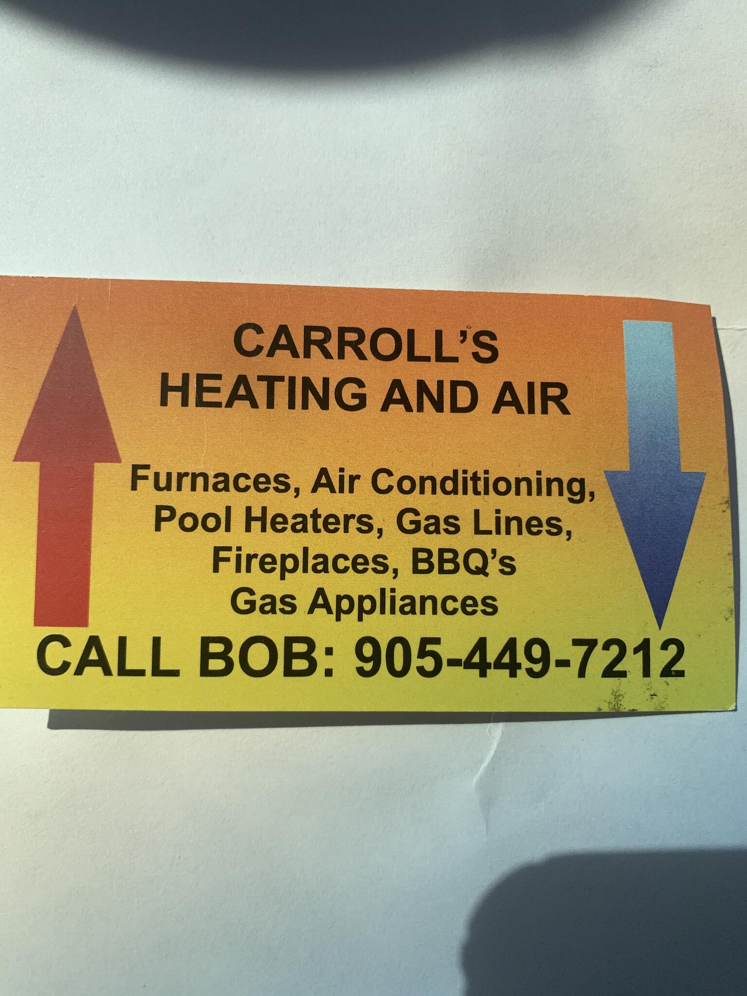 carroll's heating & air conditioning