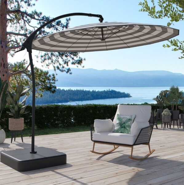 hometrends patio umbrella Best Choice Products 7.5ft Heavy-Duty Outdoor Market w/ Push Button Tilt, Easy Crank Summer afternoons at Mayfairs exclusive private members club inspired this chic 10 ft The 8 Best Outdoor Patio