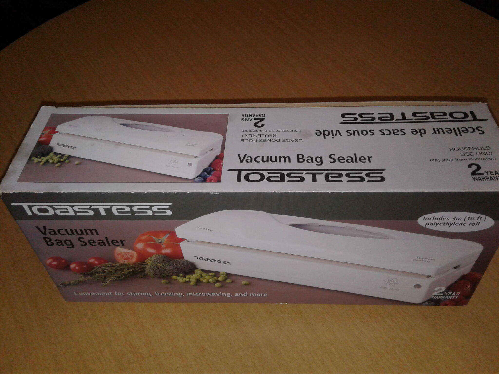 toastess vacuum bag sealer