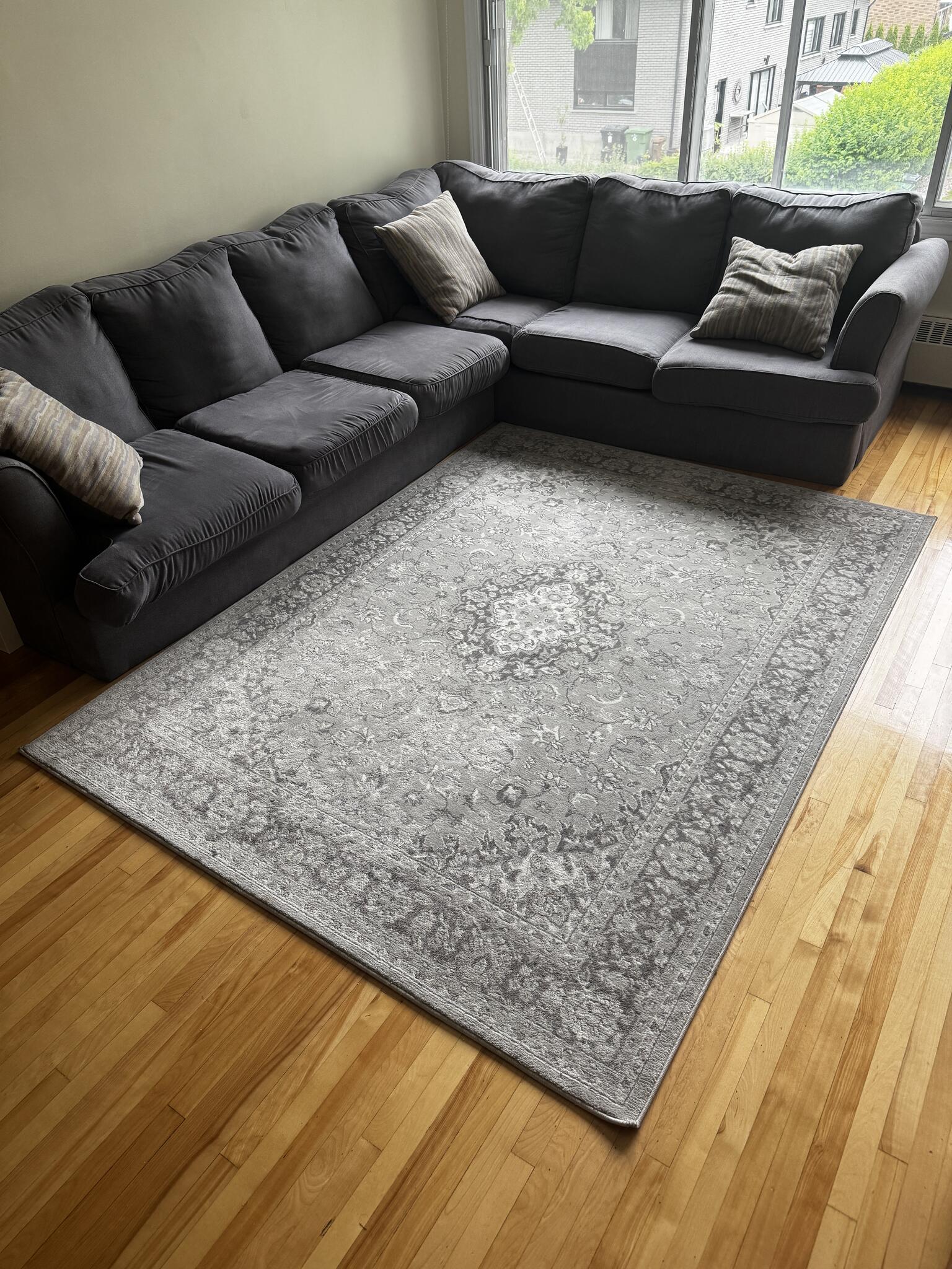 Grey Patterned IKEA VEDBÄK Rug/Carpet (170×230 Cm) For $100 In