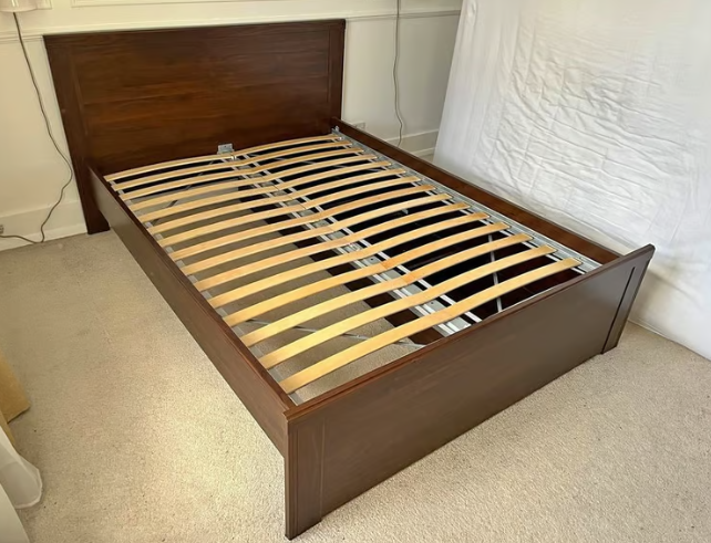 Ikea brusali online queen bed frame