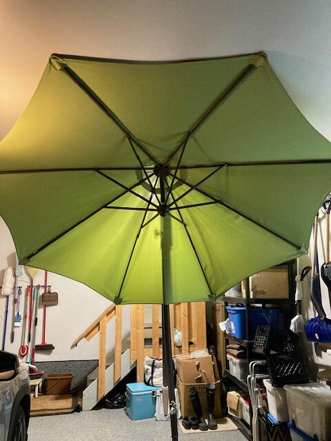 everite patio umbrella PURPLE LEAF Large Rectangular Porch Outside Cantilever Yard Umbrella Upgrade Your Outdoor Experience Enjoy the fresh air and scenery while staying cool under the EVERITE 12ft Offset Cantilever Patio Umbrella Everite: Materials R&D & All-Weather