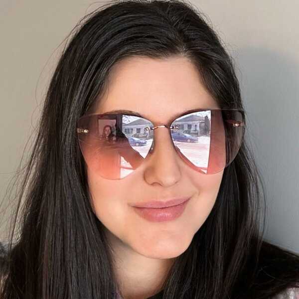 Aldo Rose Gold Pink Gradient Lens Frameless Cat Eye Sunglasses For 9 In Winnipeg MB For Sale Free Nextdoor
