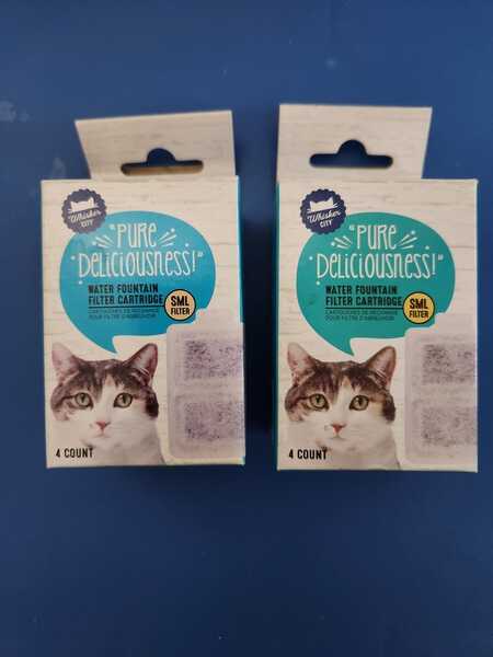 Whisker City Small Pet Fountain Ii Filters 12x Replacement Small