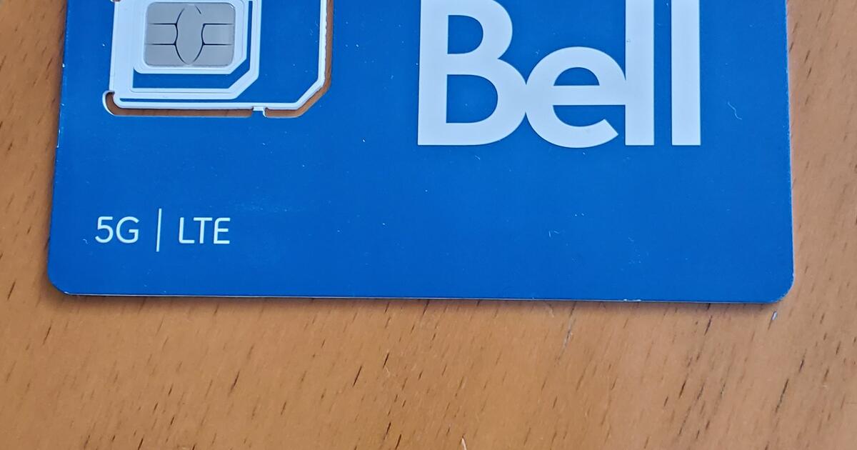 Free new Bell sim card. for Free in Mississauga, ON For Sale & Free
