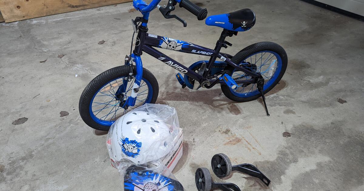 Avigo Slap Shot Bike With Helmet 16 Inch For 50 In Richmond Hill ON For Sale Free Nextdoor